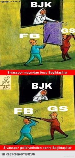 Fenerbahçe - Galatasaray derbisi capsleri