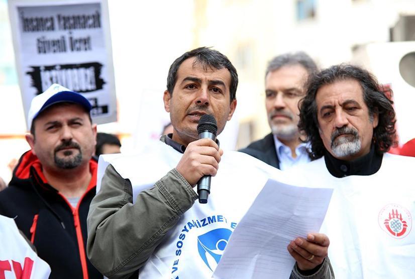 Sağlık çalışanları grevde