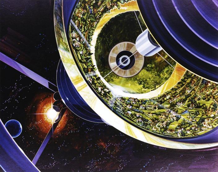 70li yıllarda NASA Uzay İstasyonu konseptleri