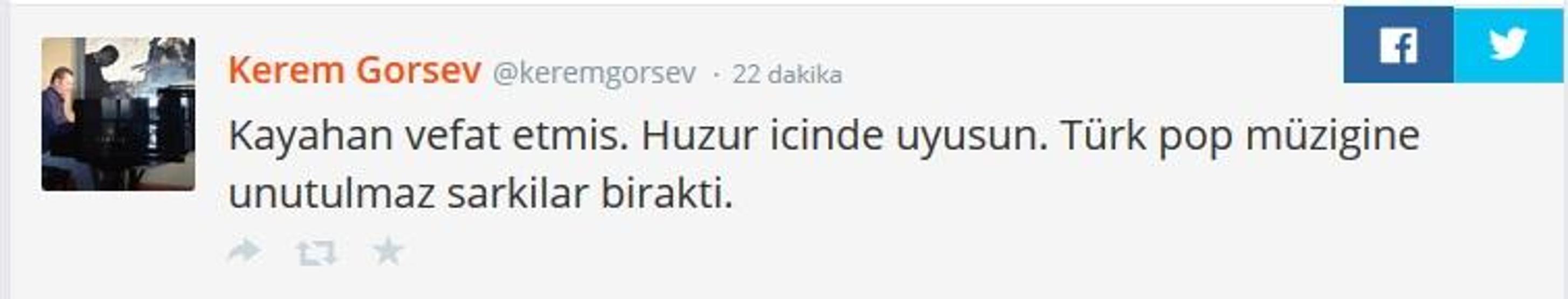 Kayahanın ardından ne dediler