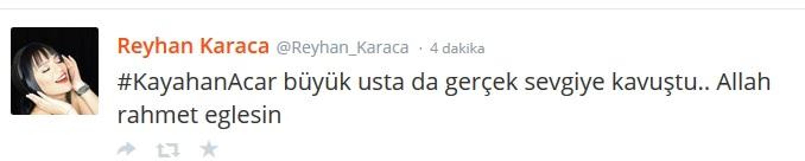 Kayahanın ardından ne dediler