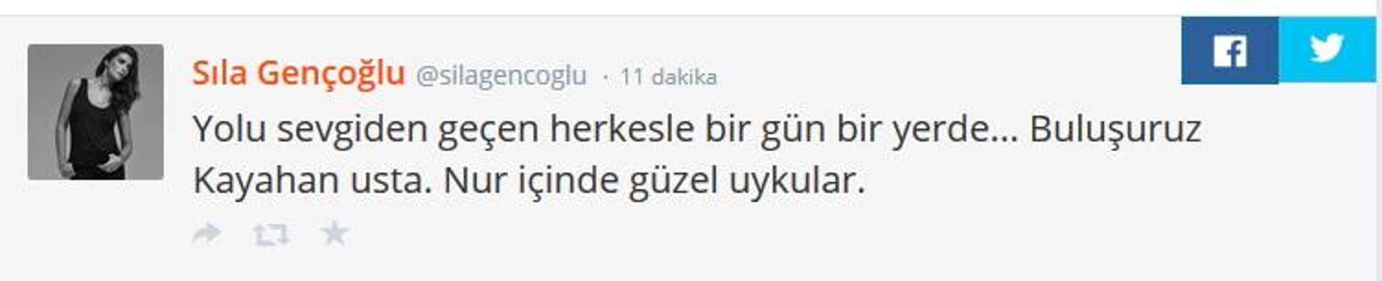 Kayahanın ardından ne dediler