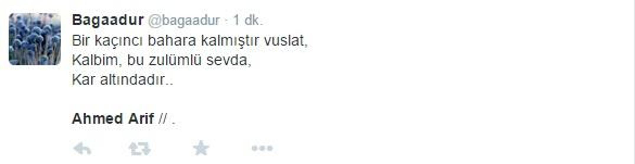 Ahmed Arif unutulmadı