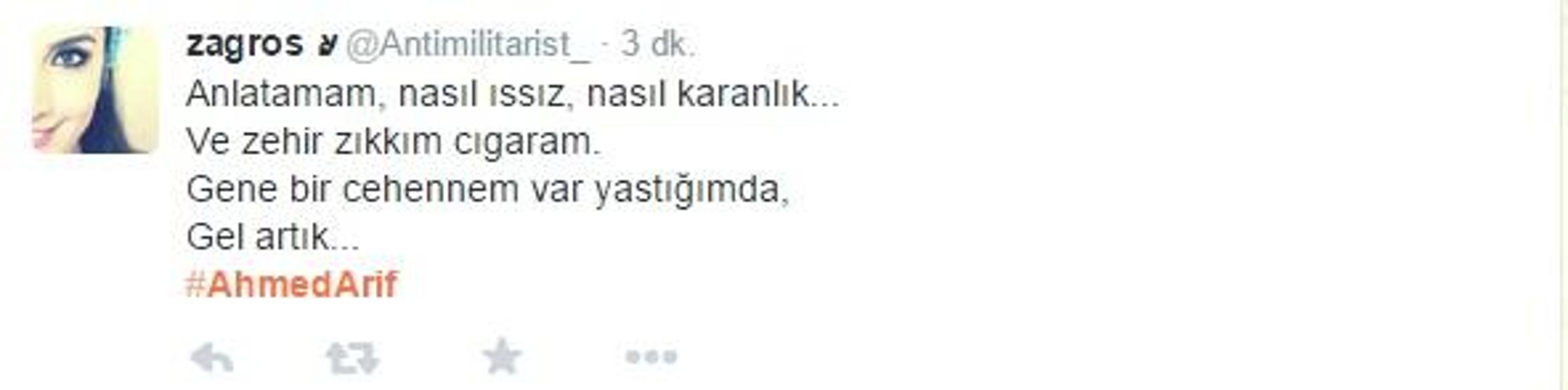 Ahmed Arif unutulmadı