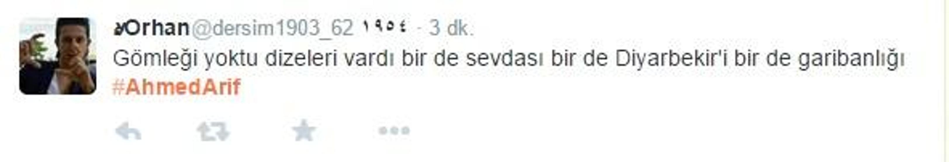 Ahmed Arif unutulmadı