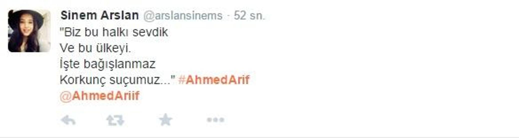 Ahmed Arif unutulmadı