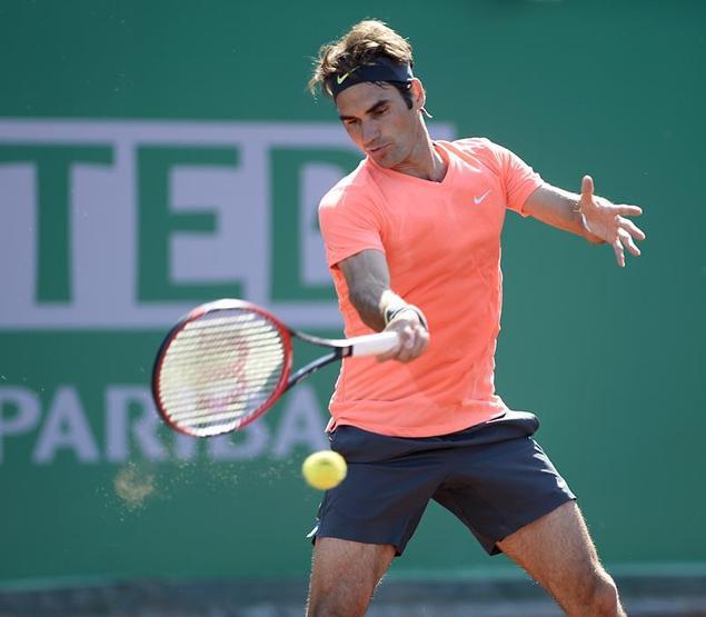 Roger Federerin antrenmanından kareler