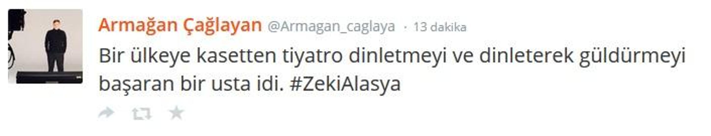 Zeki Alasya vefat etti