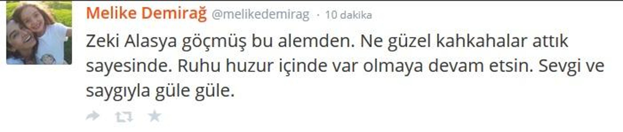 Zeki Alasya vefat etti