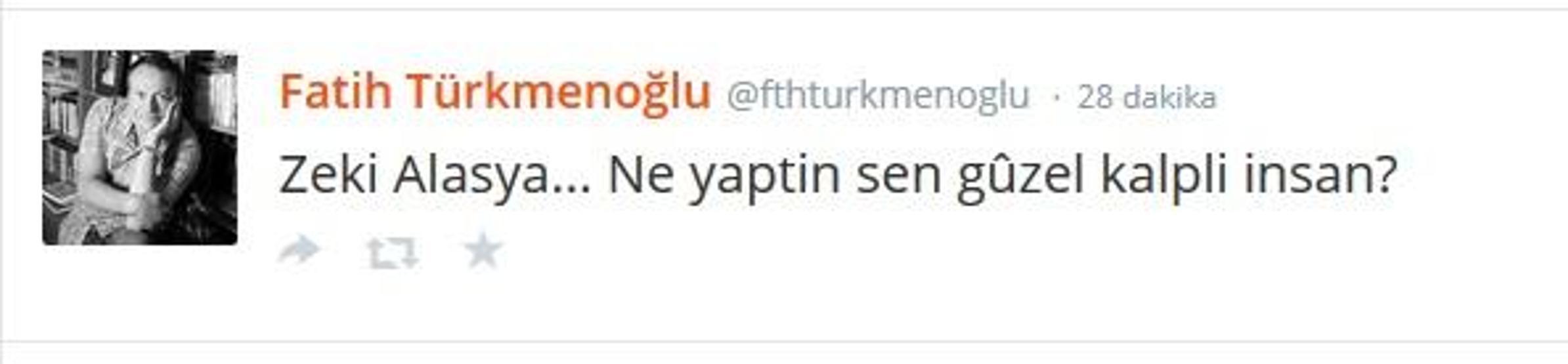 Zeki Alasya vefat etti