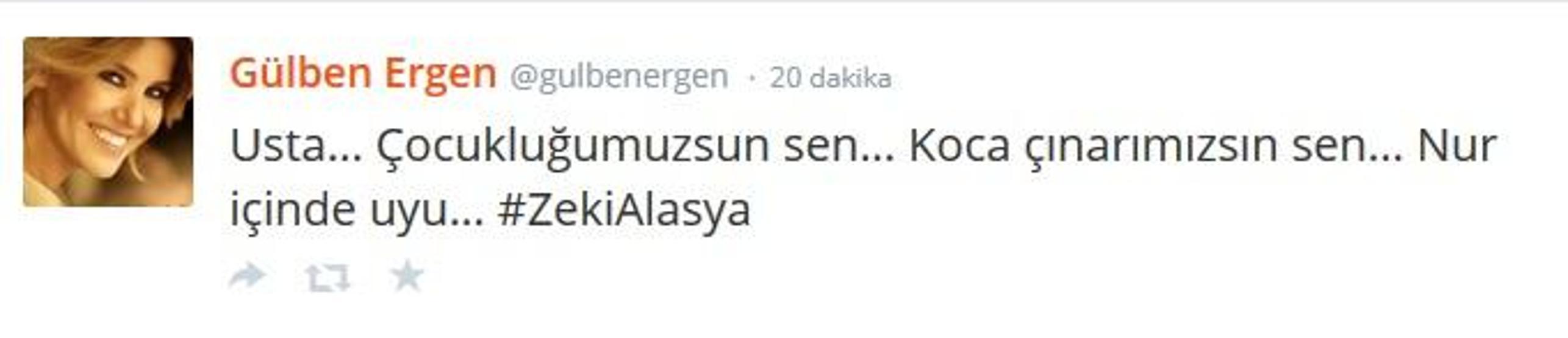 Zeki Alasya vefat etti