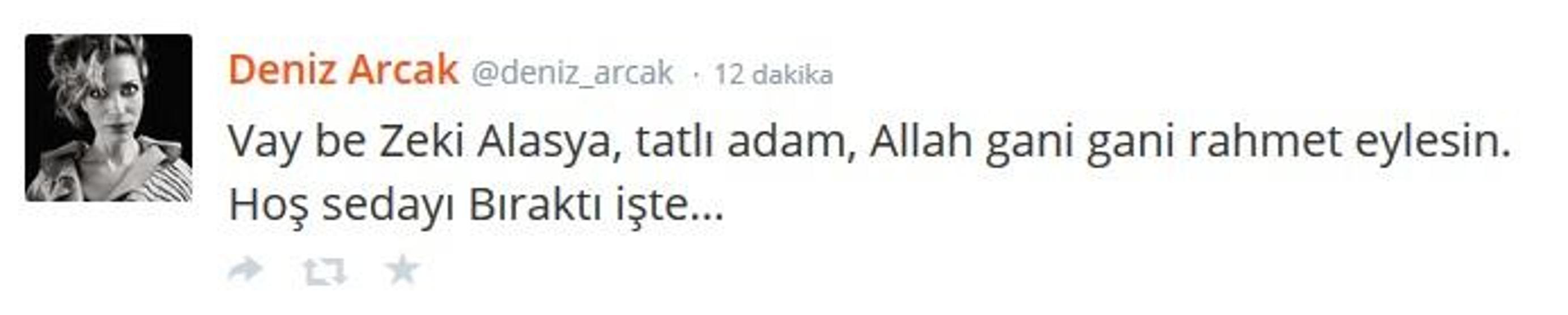 Zeki Alasya vefat etti