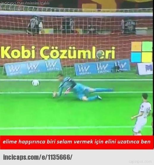 Galatasaray - Gençlerbirliği maçı capsleri