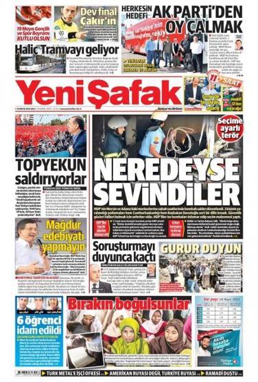 Günün gazete manşetleri (19 Mayıs 2015)