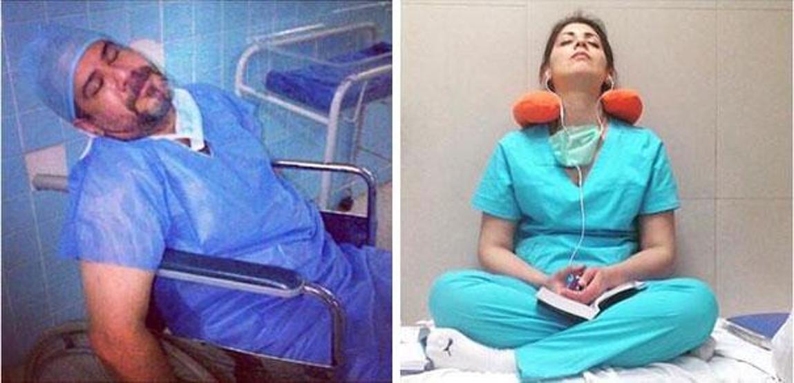 Uyuyakalan doktorlar... Kendilerini ihbar ediyorlar çünkü...