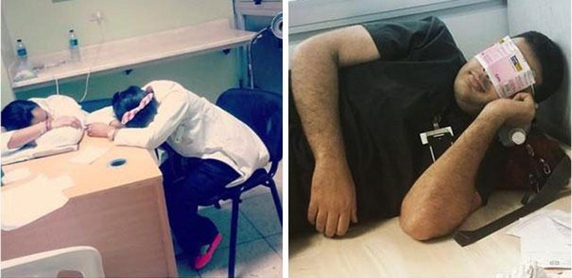 Uyuyakalan doktorlar... Kendilerini ihbar ediyorlar çünkü...