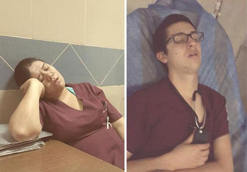 Uyuyakalan doktorlar... Kendilerini ihbar ediyorlar çünkü...