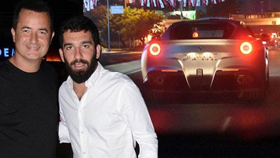 Arda Turanın kullandığı Ferrari Acununmuş