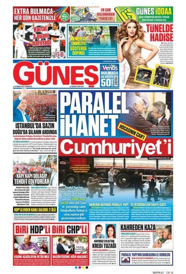 Gazete manşetleri (30.Mayıs.2015)