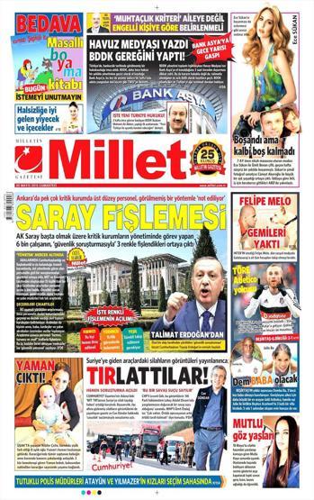 Gazete manşetleri (30.Mayıs.2015)