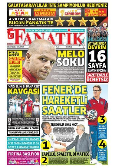 Gazete manşetleri (30.Mayıs.2015)