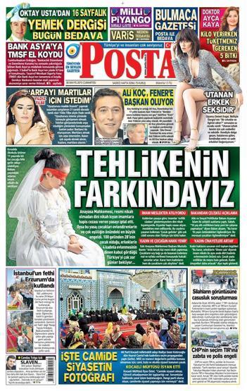 Gazete manşetleri (30.Mayıs.2015)