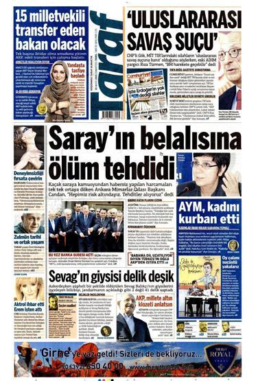 Gazete manşetleri (30.Mayıs.2015)