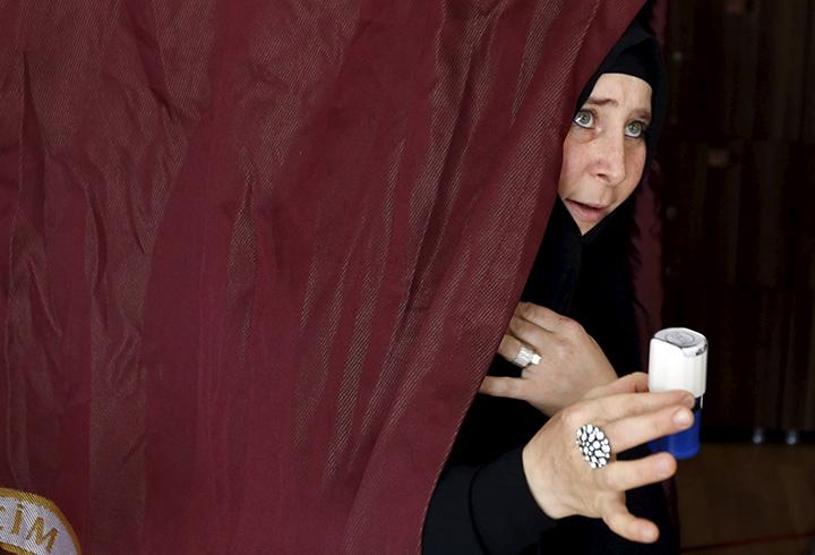 Türkiyeden seçim manzaraları