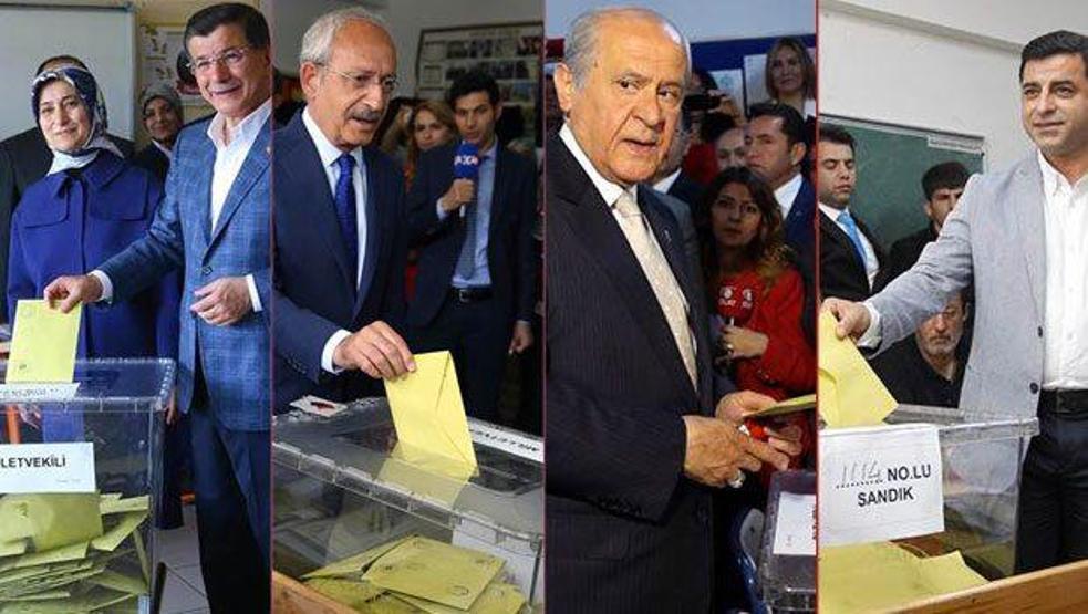 Türkiyeden seçim manzaraları