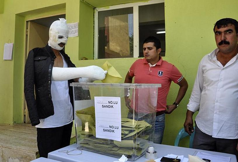 Türkiyeden seçim manzaraları