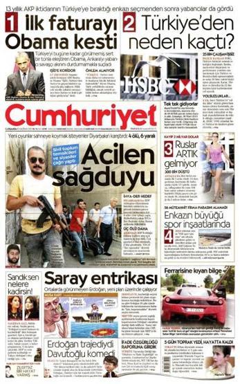 Günün gazete manşetleri (10 Haziran 2015)