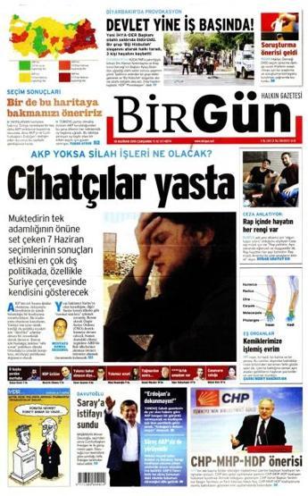 Günün gazete manşetleri (10 Haziran 2015)