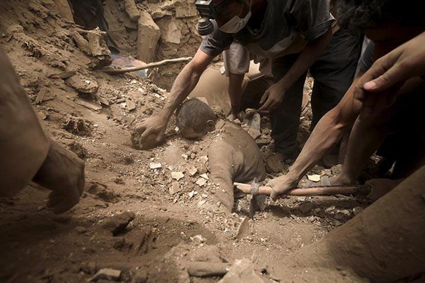 Suudi Arabistanın Yemene saldırısında 3 bin yıllık mahalle yok oldu