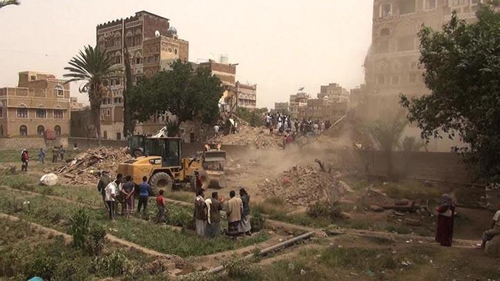 Suudi Arabistanın Yemene saldırısında 3 bin yıllık mahalle yok oldu