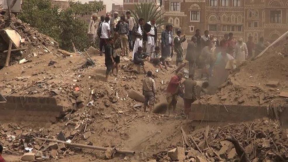 Suudi Arabistanın Yemene saldırısında 3 bin yıllık mahalle yok oldu