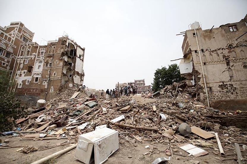 Suudi Arabistanın Yemene saldırısında 3 bin yıllık mahalle yok oldu