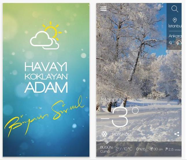 En etkili hava durumu uygulamaları