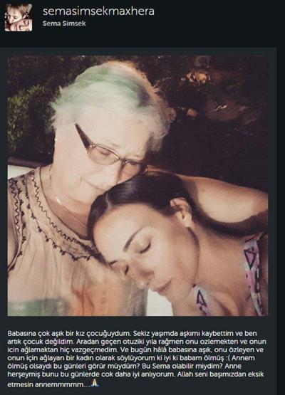 Sema Şimşekin paylaşımı olay oldu