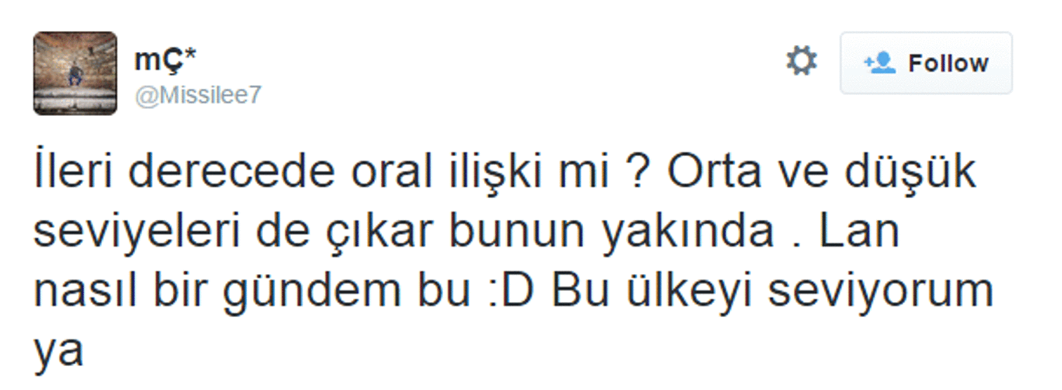 Sosyal medyada ileri derecede oral seks tartışması