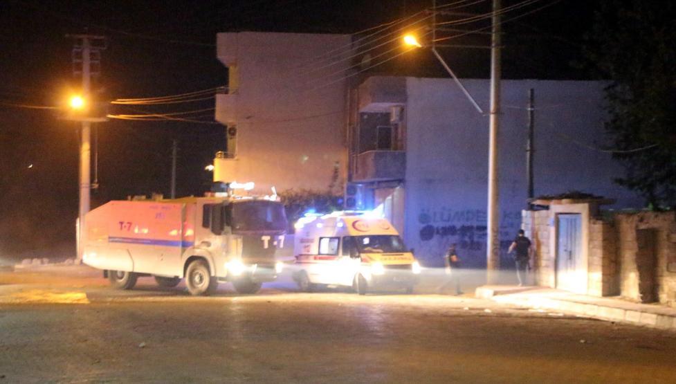 Mardinde YDG eylemi 1 polis yaralı
