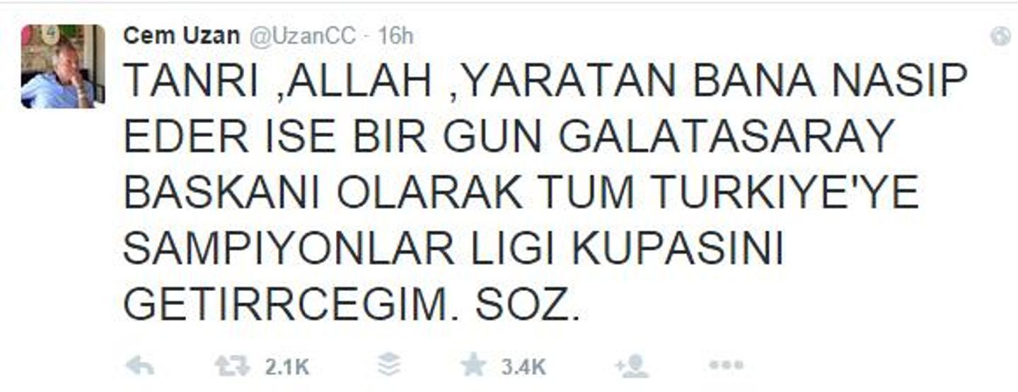 Cem Uzan bombayı patlattı