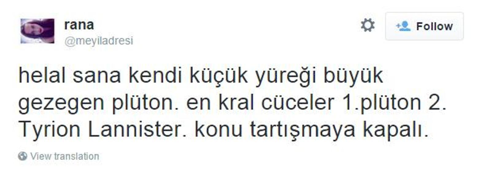 Ona cüce dediler... Sosyal medyada Plüton dayanışması