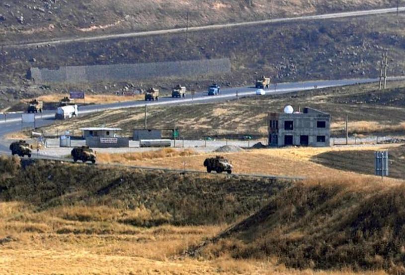 Şırnakta 100 araçlık askeri sevkiyat