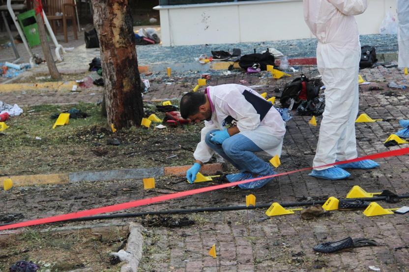Suruçtaki olay yerinden son fotoğraflar