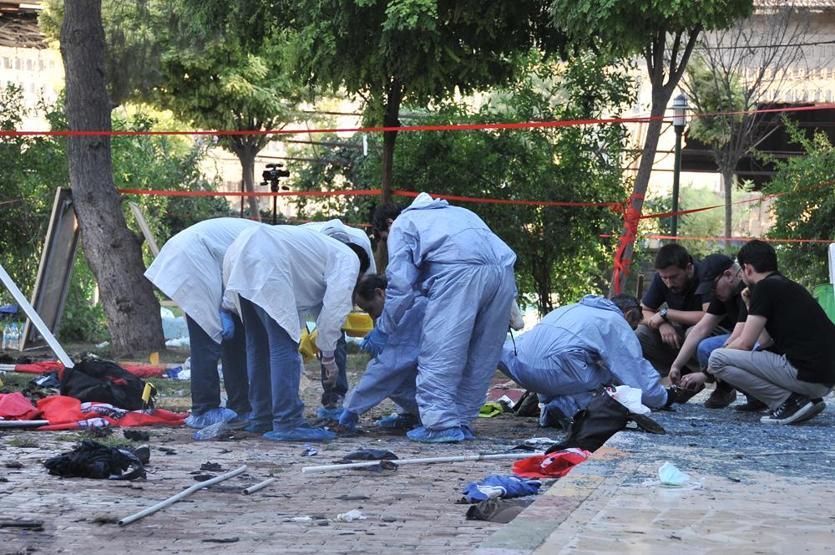 Suruçtaki olay yerinden son fotoğraflar