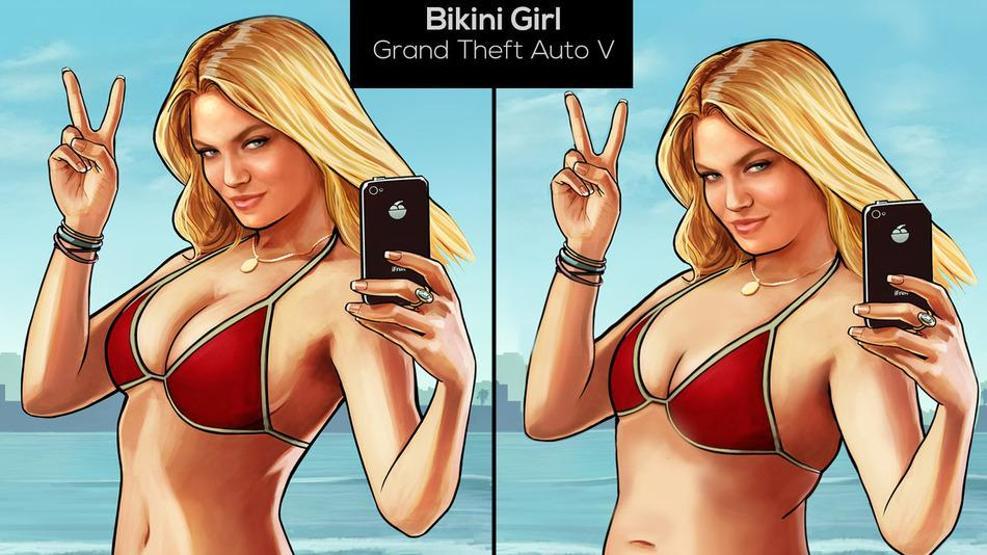 Kadın video oyun karakterlerinin gerçek vücut ölçüleri