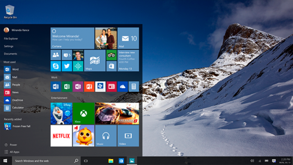 Windows 10’a gelene kadar hangi pencereleri açtık