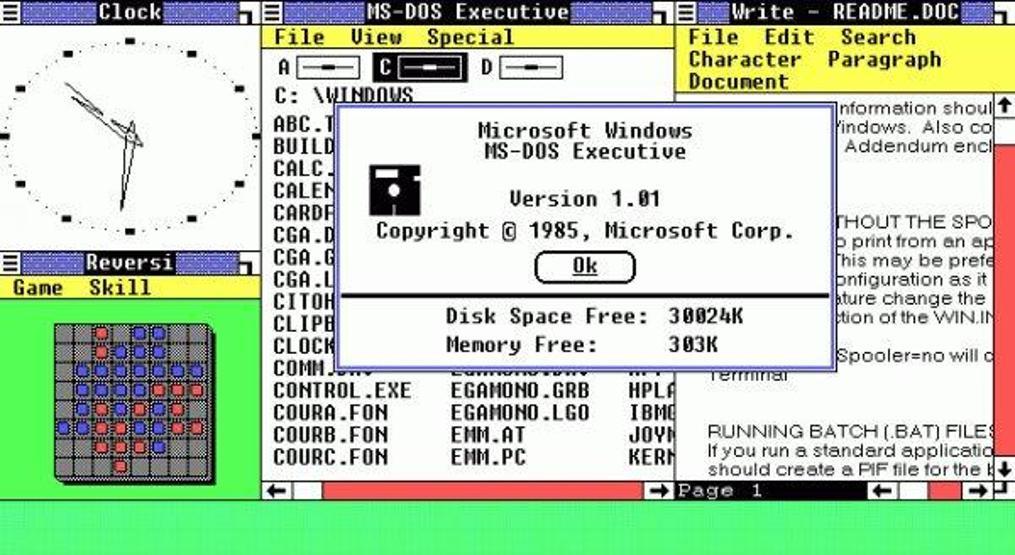 Windows 10’a gelene kadar hangi pencereleri açtık