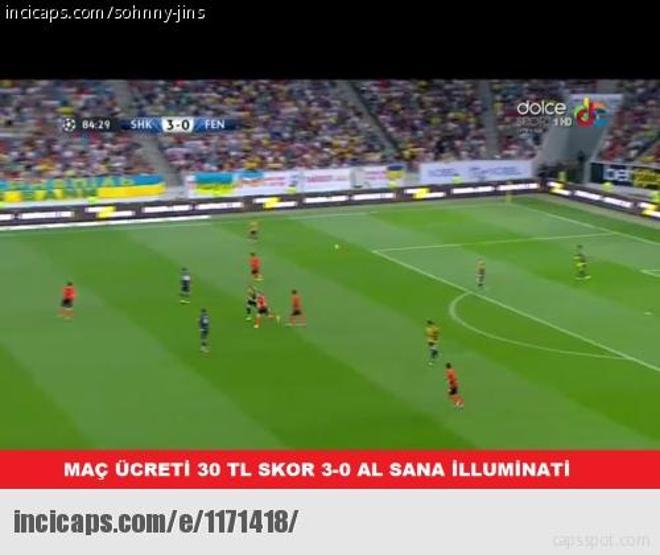 Shakhtar Donetsk - Fenerbahçe capsleri