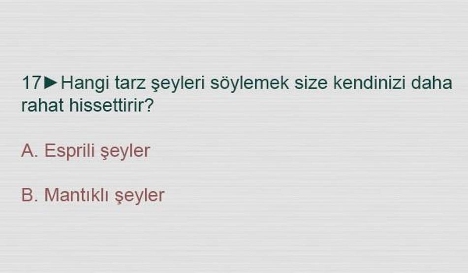 Beyninizin hangi yönünü kullanıyorsunuz